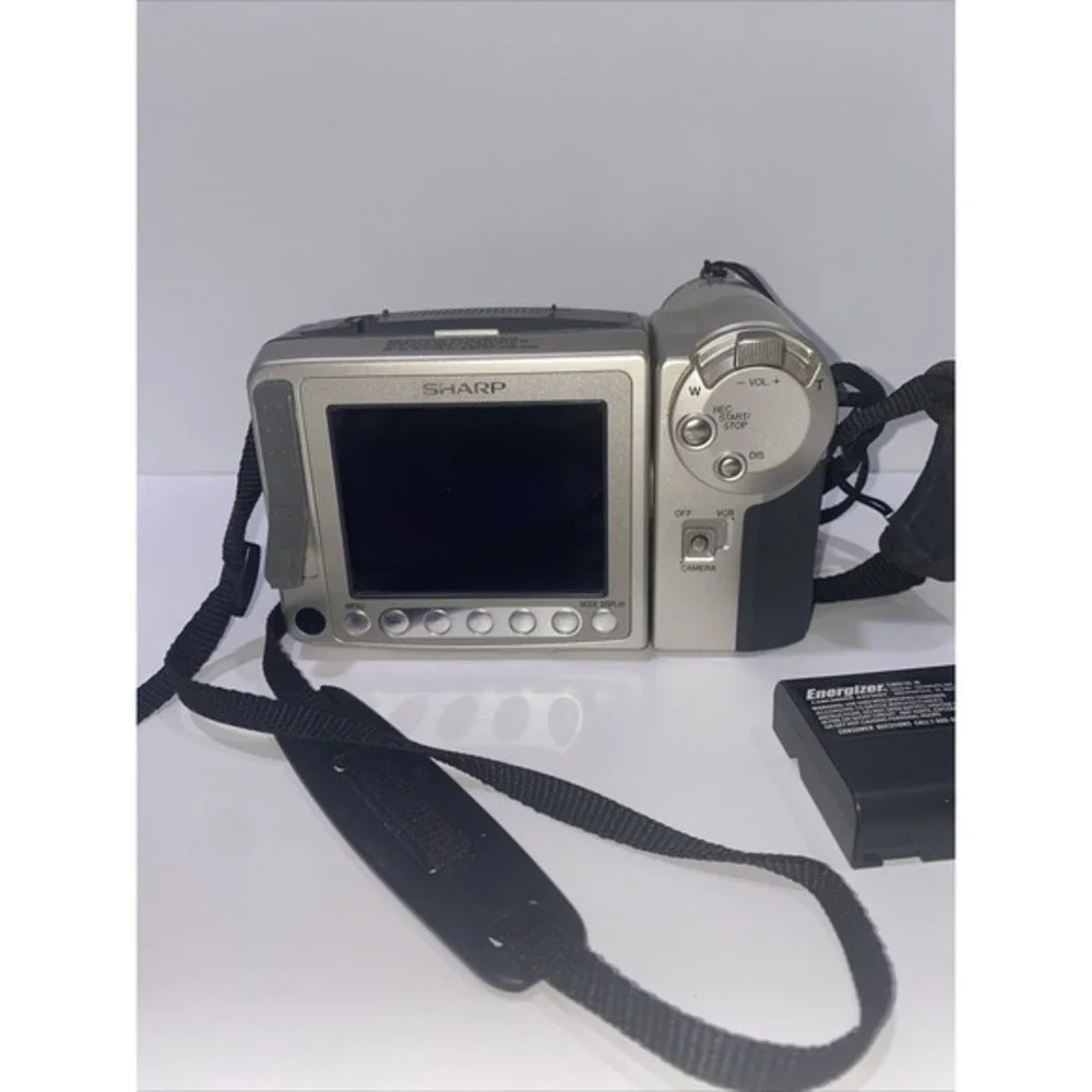 Sharp VL-E780U VIEWCAM Video8 Camcorder‎ + Charger 1 BATTERY! UNTESTED!!!